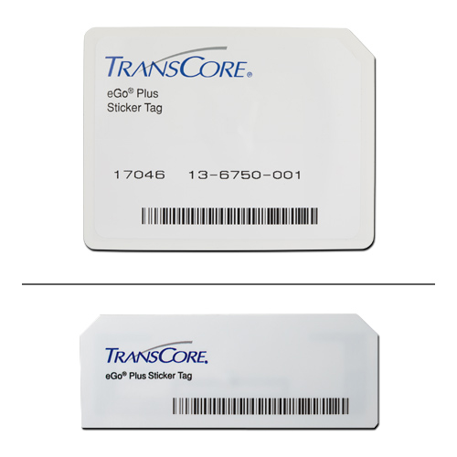 25 pk TransCore eGo Plus Mini Sticker RFID Tag 